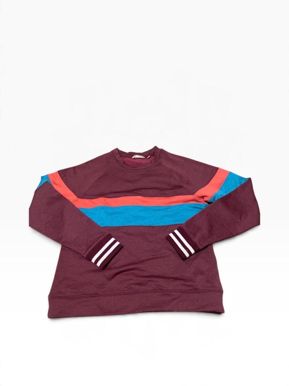 Cotopaxi Bandura Crew Pullover Sweatshirt Port Red Colorblock Women's Sz M